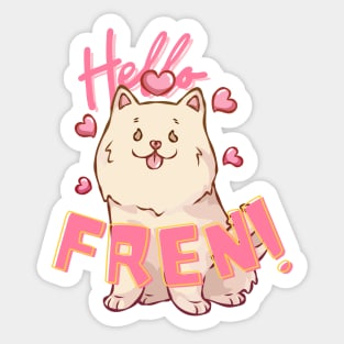 Hello Fren Sticker